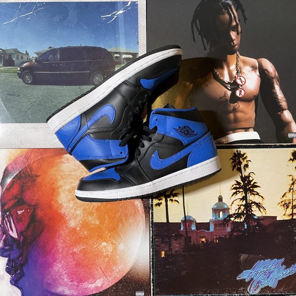 Air Jordan 1 Mid Royal Splatter US8.5