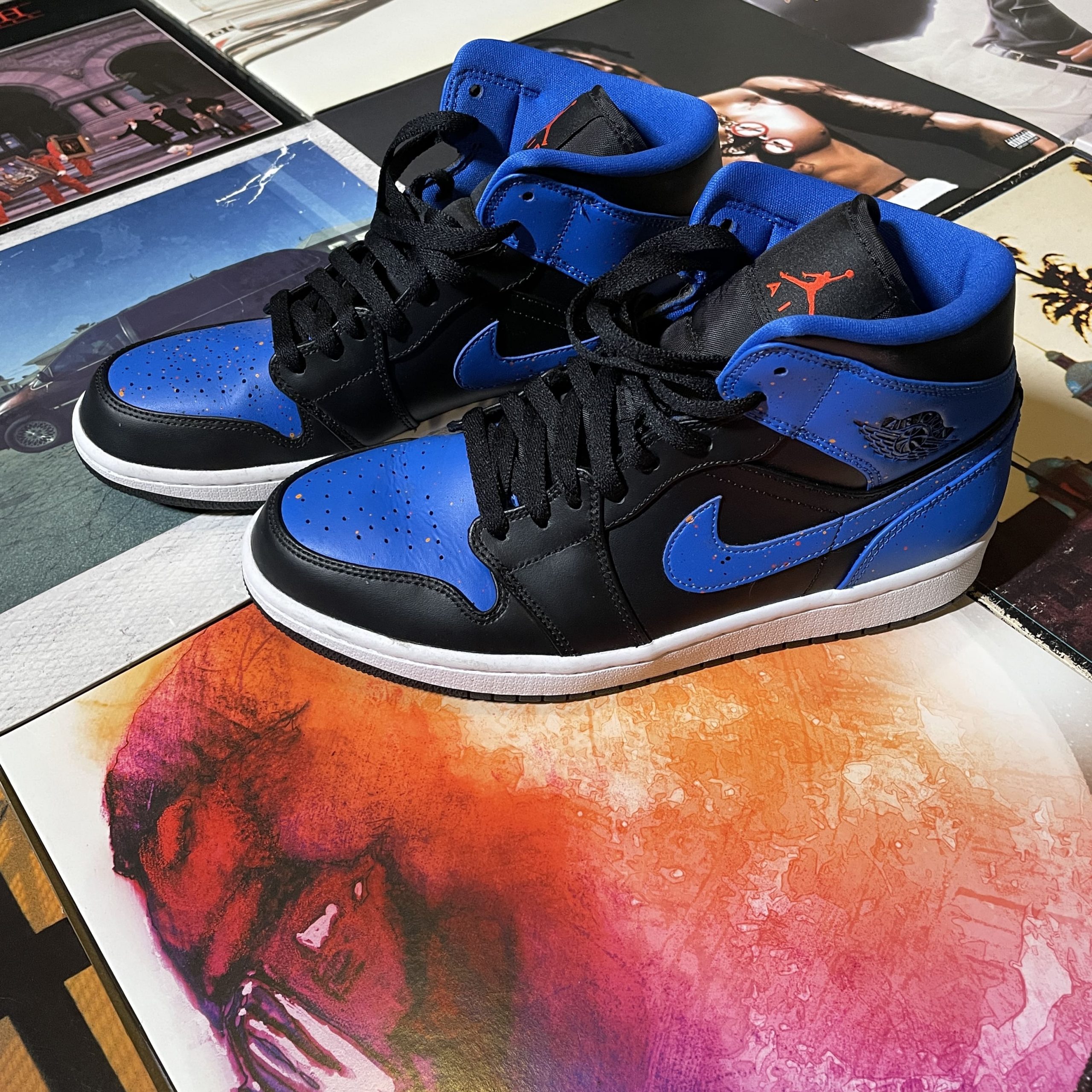 splatter jordan 1